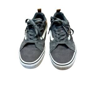 Vans Old Skool Skate Shoes Dark Gray Brown Men’s Size 9